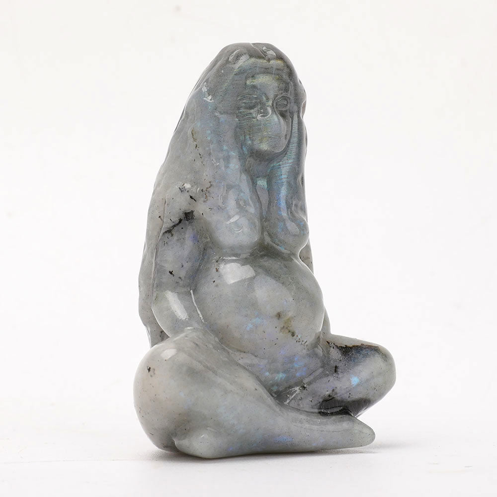 3.1" Labradorite Crystal Figurine Carving for Healing