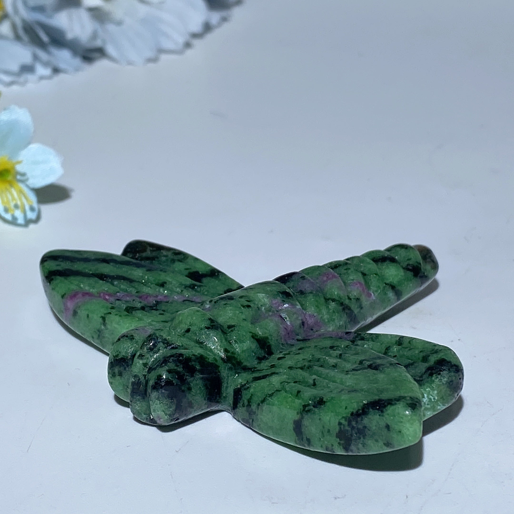 3.2 inch Mixed Crystal Dragonfly Carvings for Healing