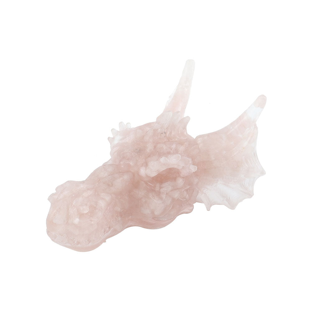 3.5in Resin Chinese Dragon Head Figurine for Prosperity
