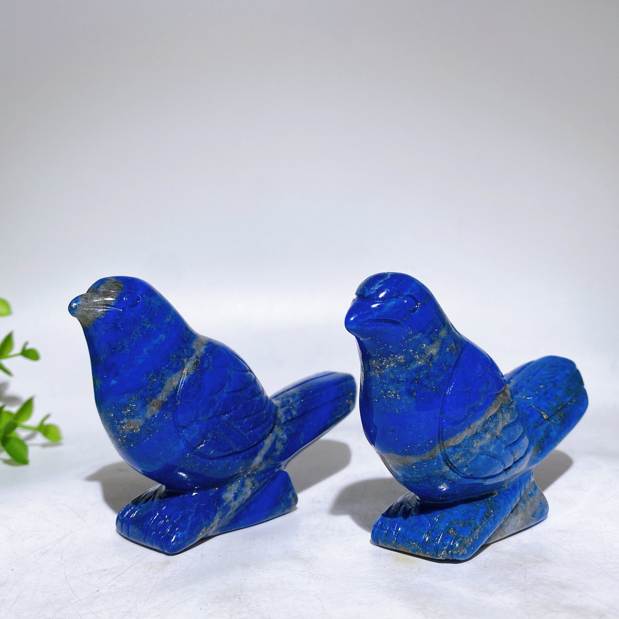 Figurine d'oiseau en cristal de lapis-lazuli de 9,4 cm pour la guérison