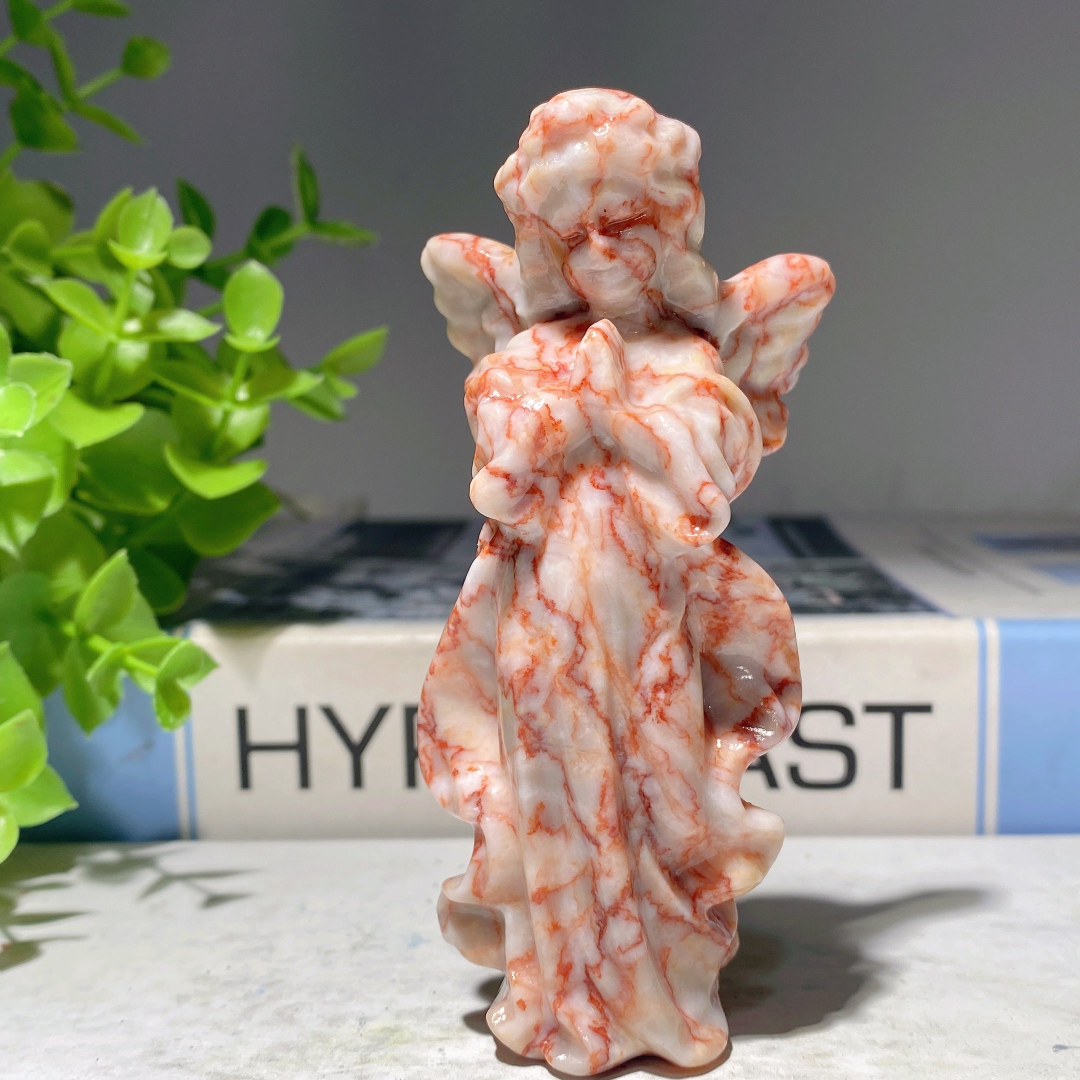3.9 Inch Mixed Crystal Angel Fairy Figurines for Healing