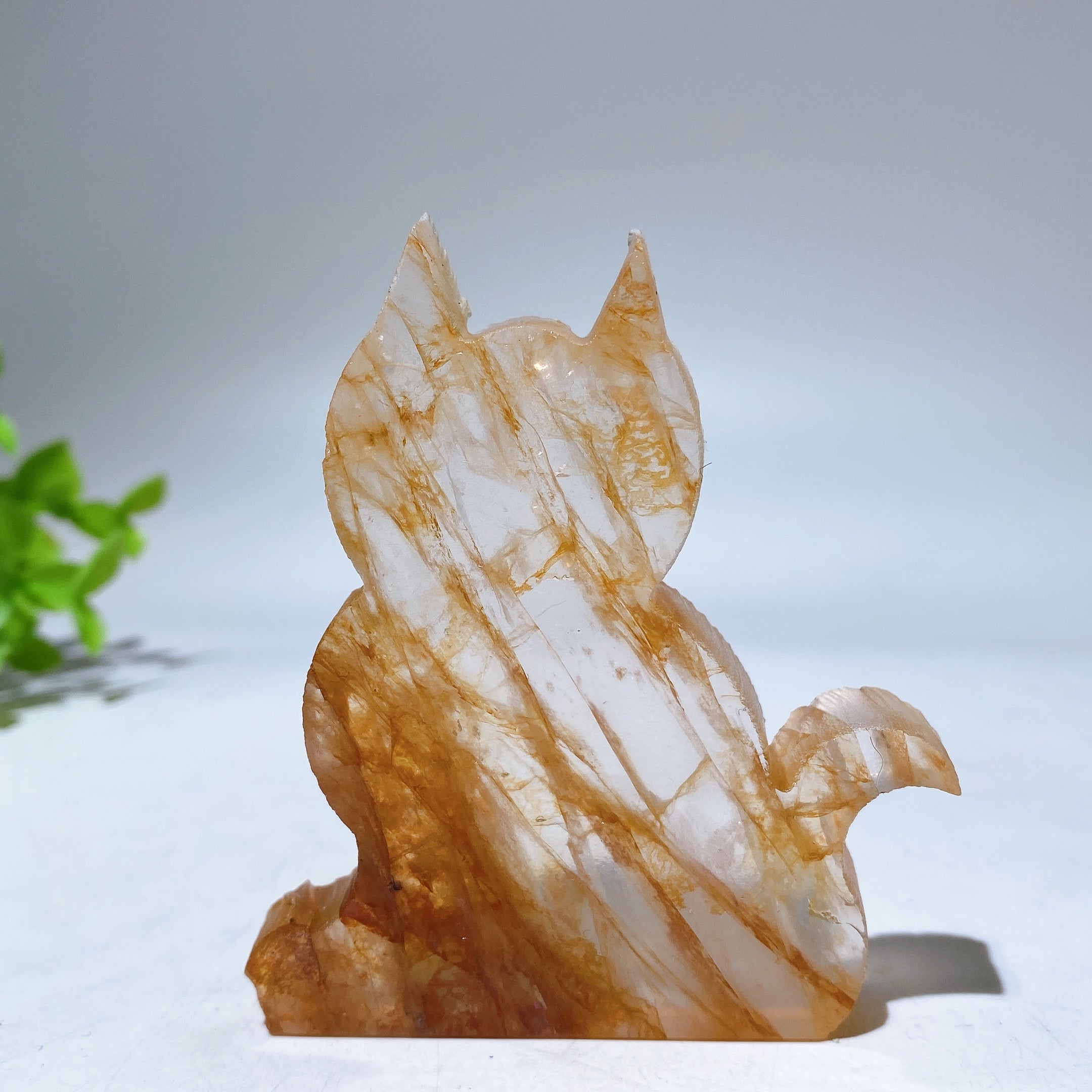 3-inch Crystal Cat Figurine for Healing and Energy