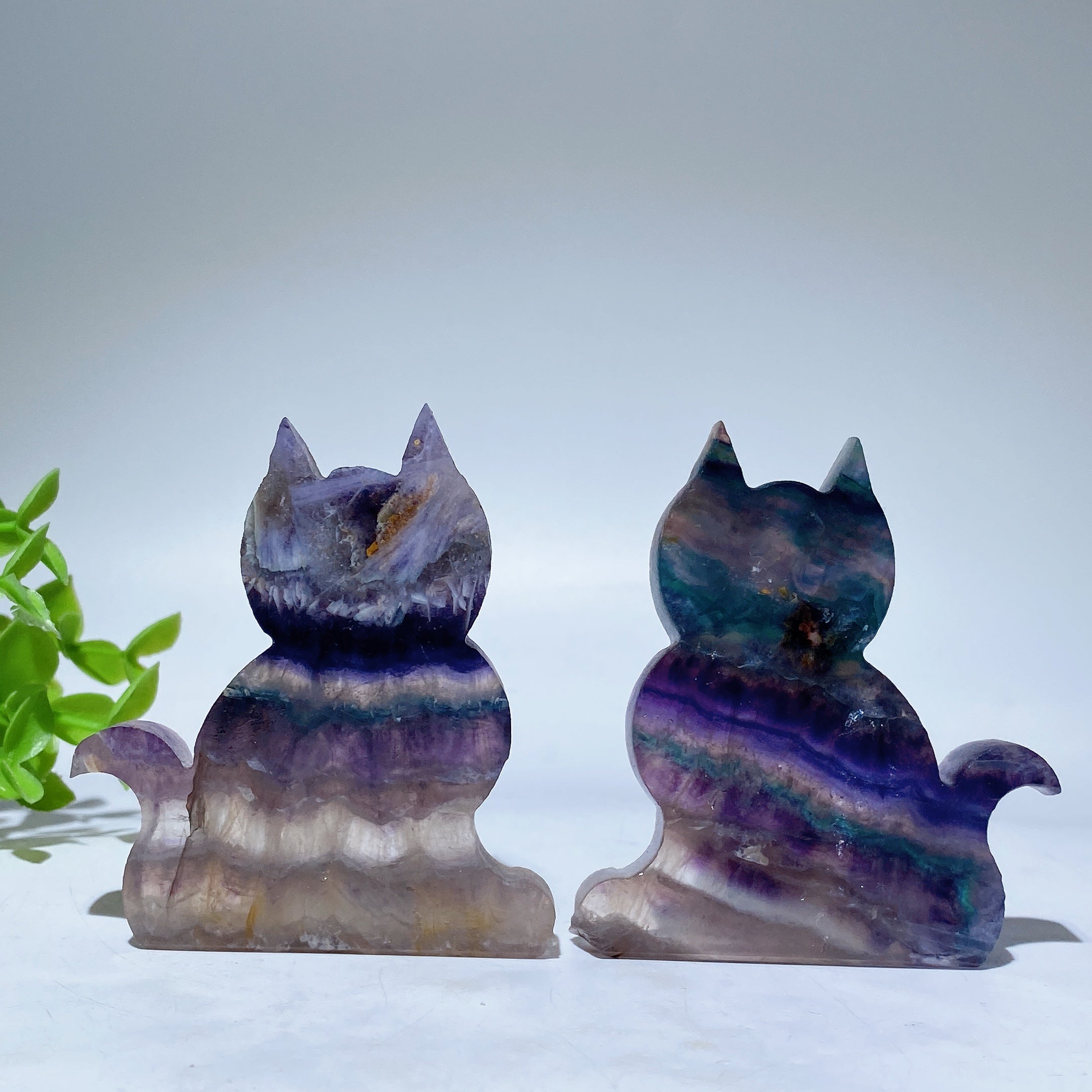 3-inch Crystal Cat Figurine for Healing and Energy