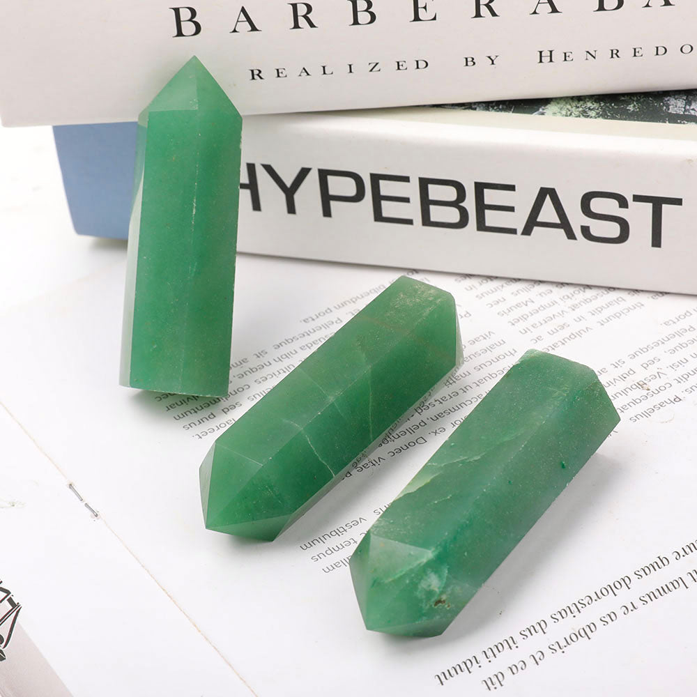 3-Inch Green Aventurine Crystal Points for Healing & Energy