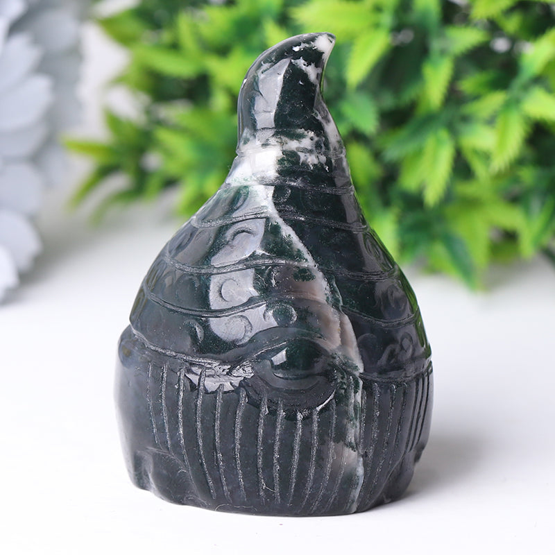 Ensemble de figurines en cristal sculptées à la main de 7,6 cm avec sept nains