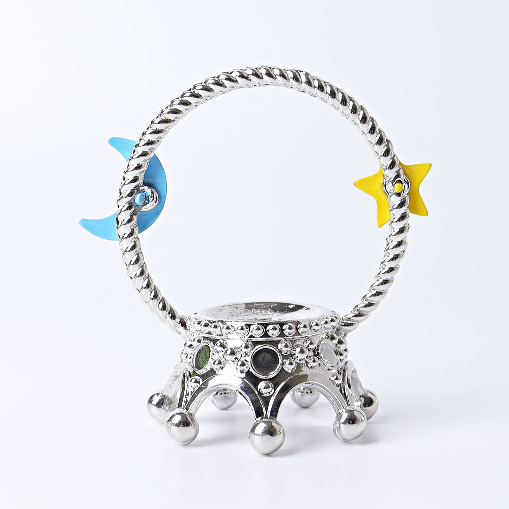 Support pour sphère de cristal en métal de 7,6 cm | Décoration en cristal