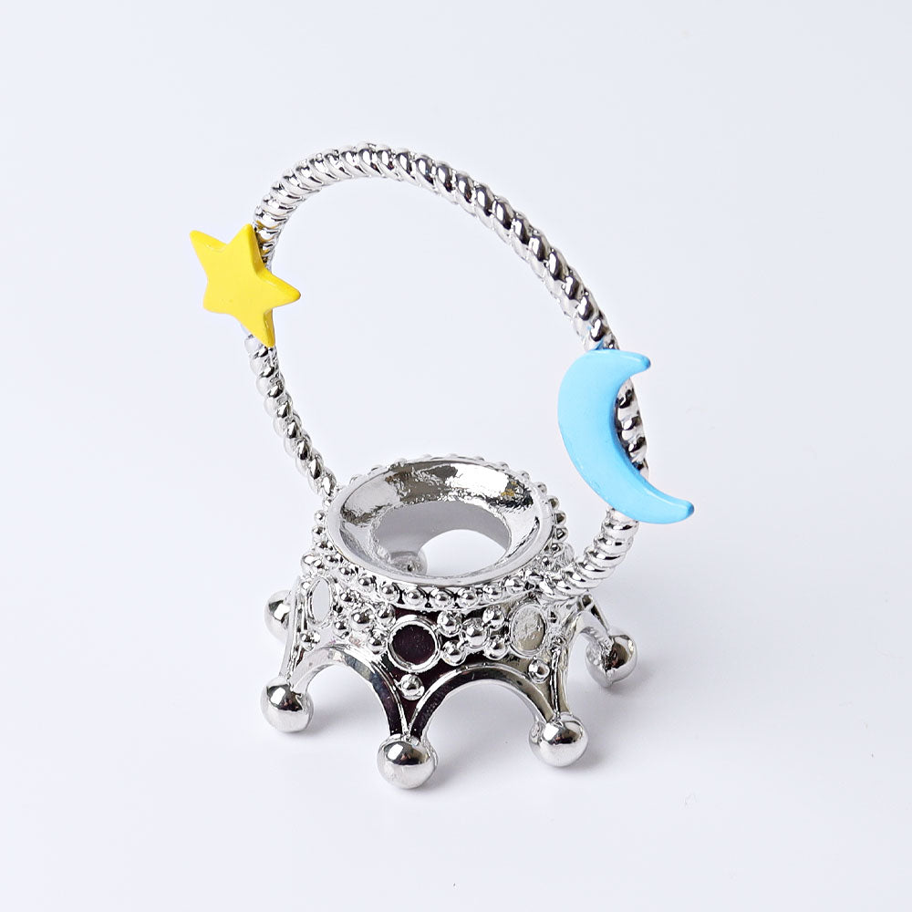 Support pour sphère de cristal en métal de 7,6 cm | Décoration en cristal