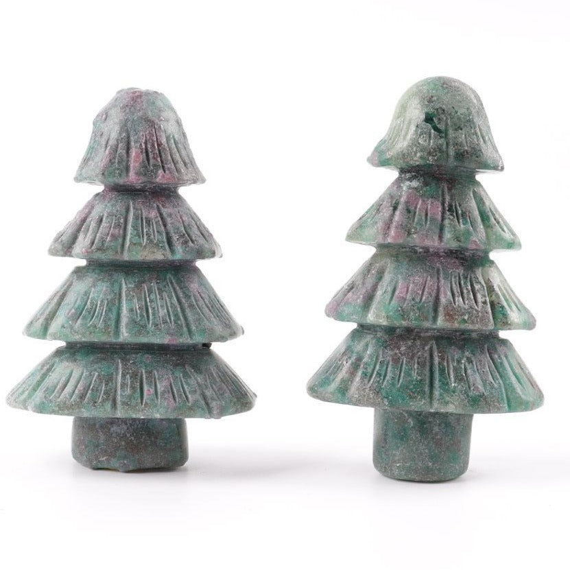 3 inch Ruby in Kyanite Crystal Tree Sculpture Decor