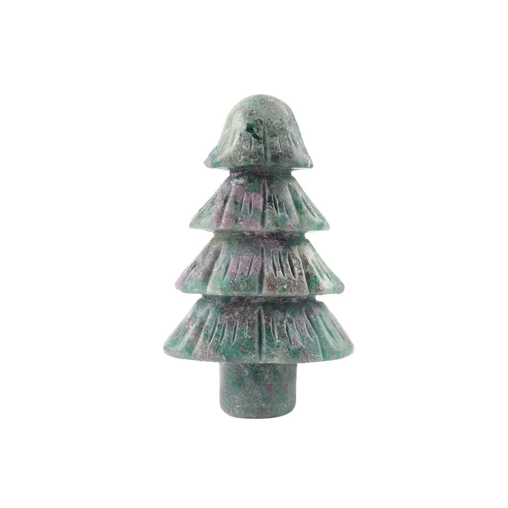 3 inch Ruby in Kyanite Crystal Tree Sculpture Decor