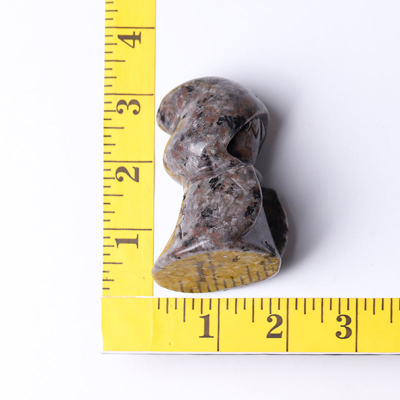 Figurine de sorcière en cristal Yooperlite de 7,6 cm pour décoration d'Halloween