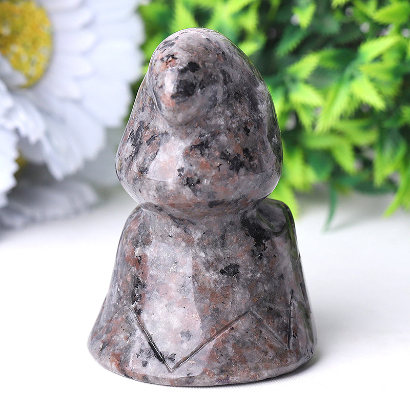 Figurine de sorcière en cristal Yooperlite de 7,6 cm pour décoration d'Halloween