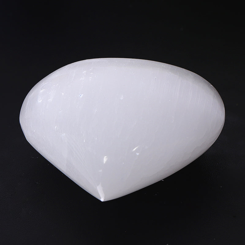 3" Selenite Heart Crystal for Meditation & Healing