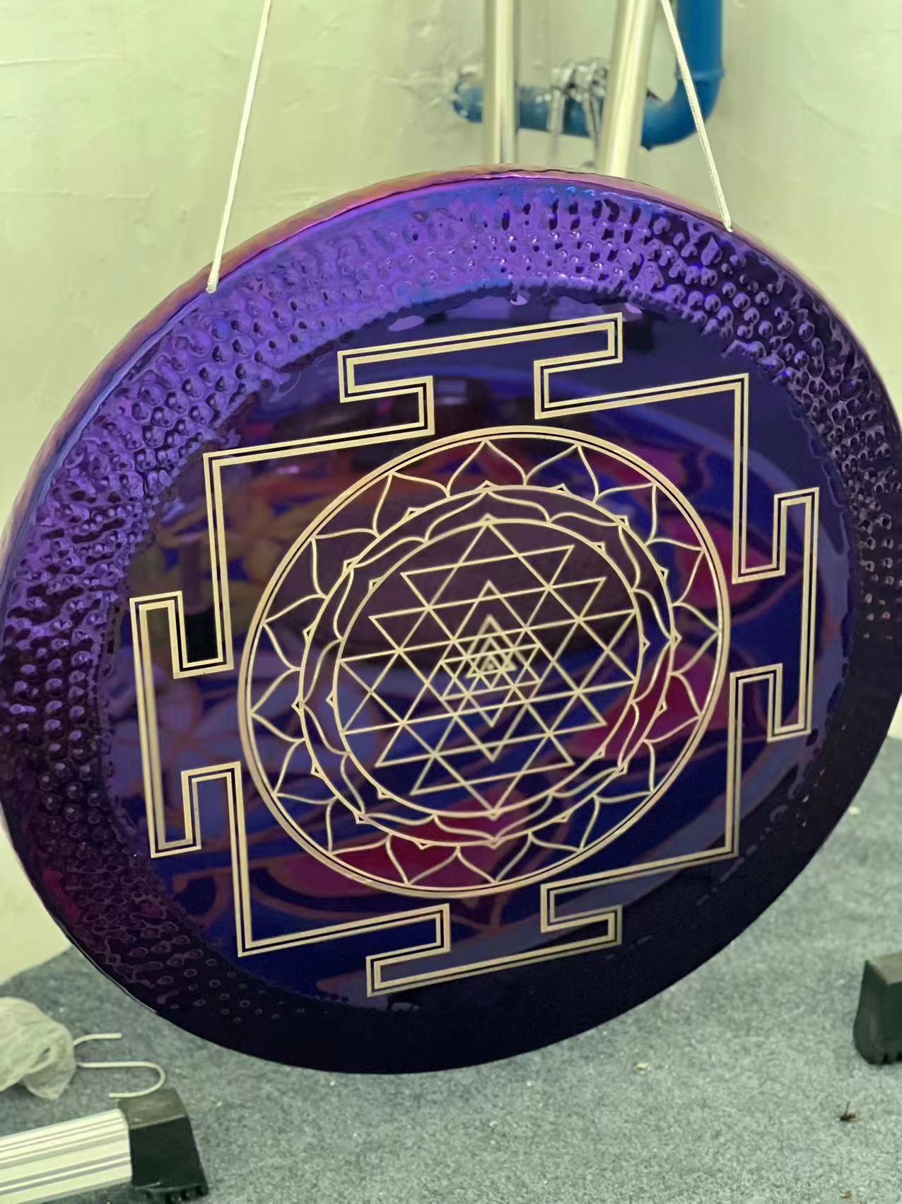 32" Sacred Geometry Gong for Sound Healing