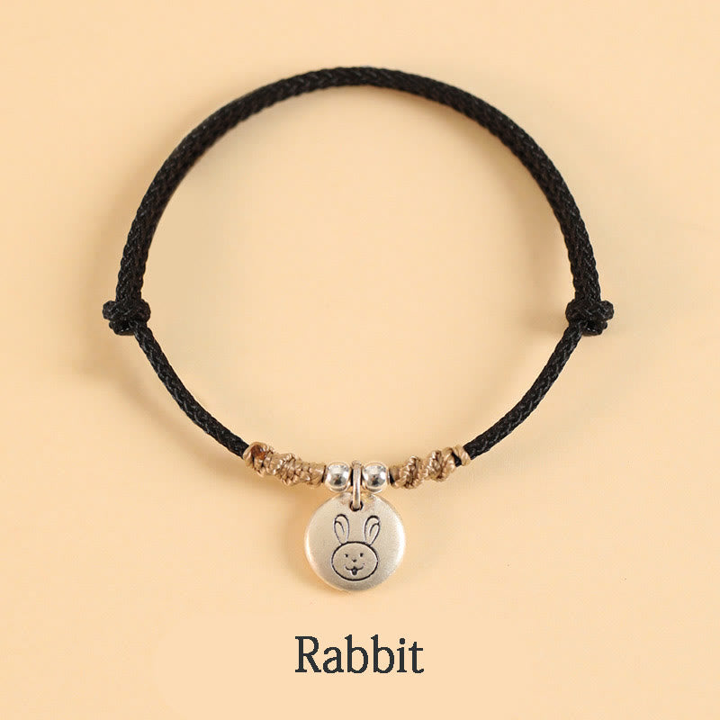 Chinese Zodiac Dragon Bracelet in 999 Sterling Silver for Luck