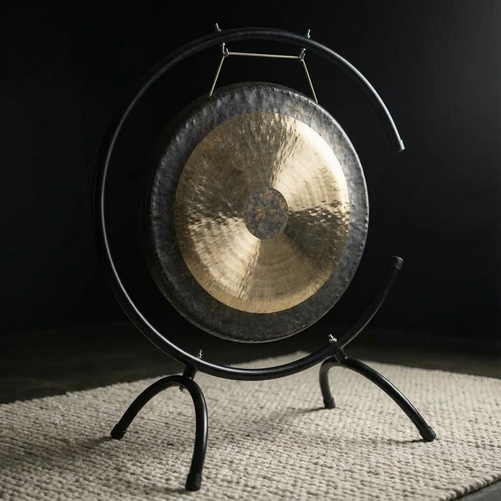 Gong chinois de 96 cm pour la méditation sonore