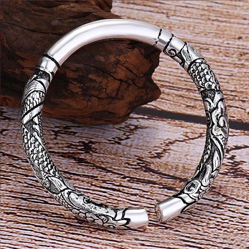 Adjustable Dragon Bracelet for Luck and Protection