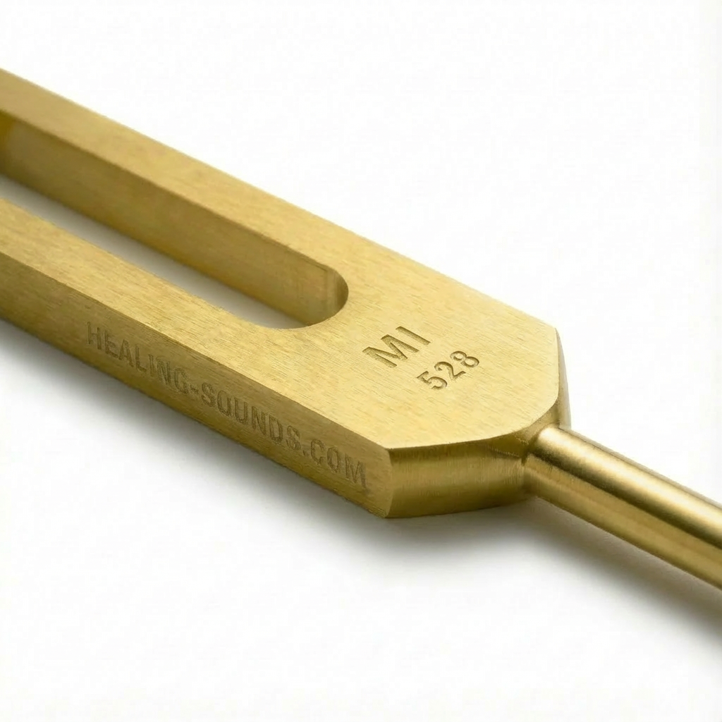 Ensemble de diapasons à résonance longue avec étui et percuteur, thérapie sonore