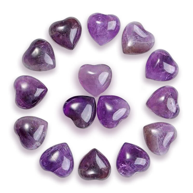 Natural Amethyst Tiger Eye Love Decoration | Spiritual Home Accent