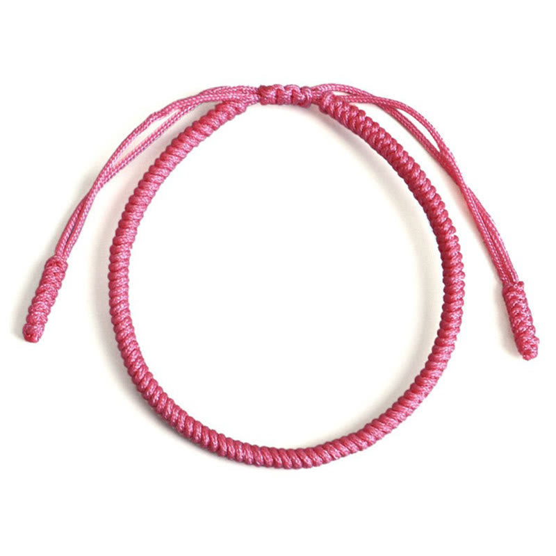 Lot de 3 bracelets de protection tibétains à cordon rouge avec nœud King Kong