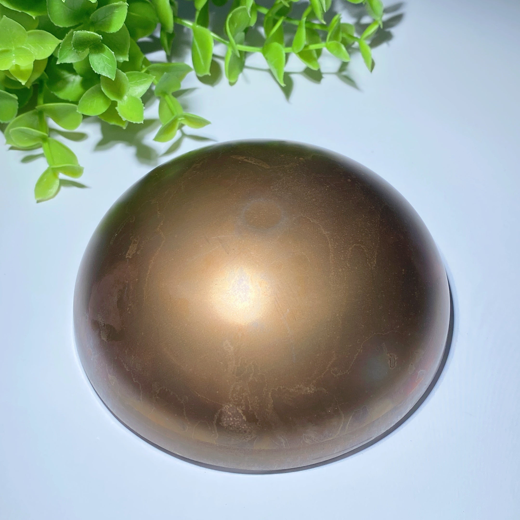 Bol de guérison énergétique en cristal de bismuth Aura de 4,2 pouces