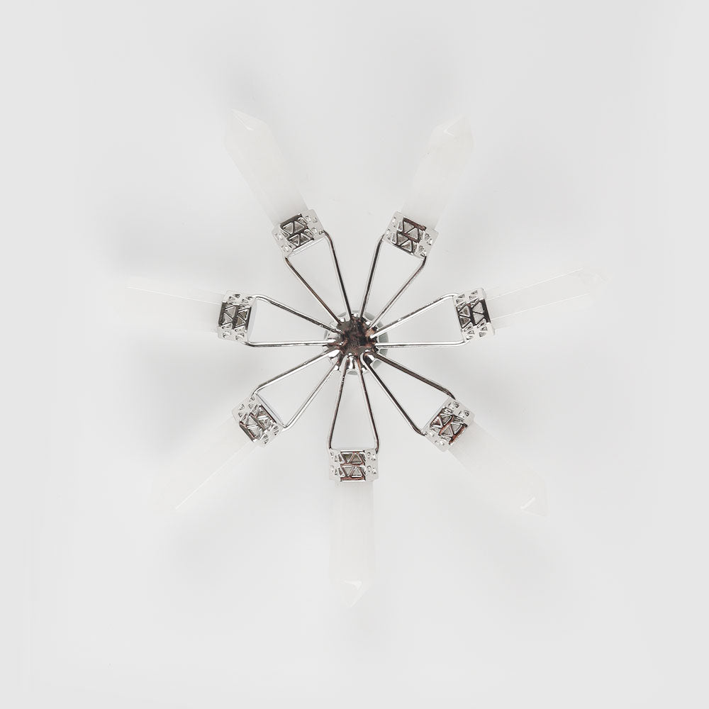4.6 Inch Clear Quartz Chakra Energy Generator for Healing