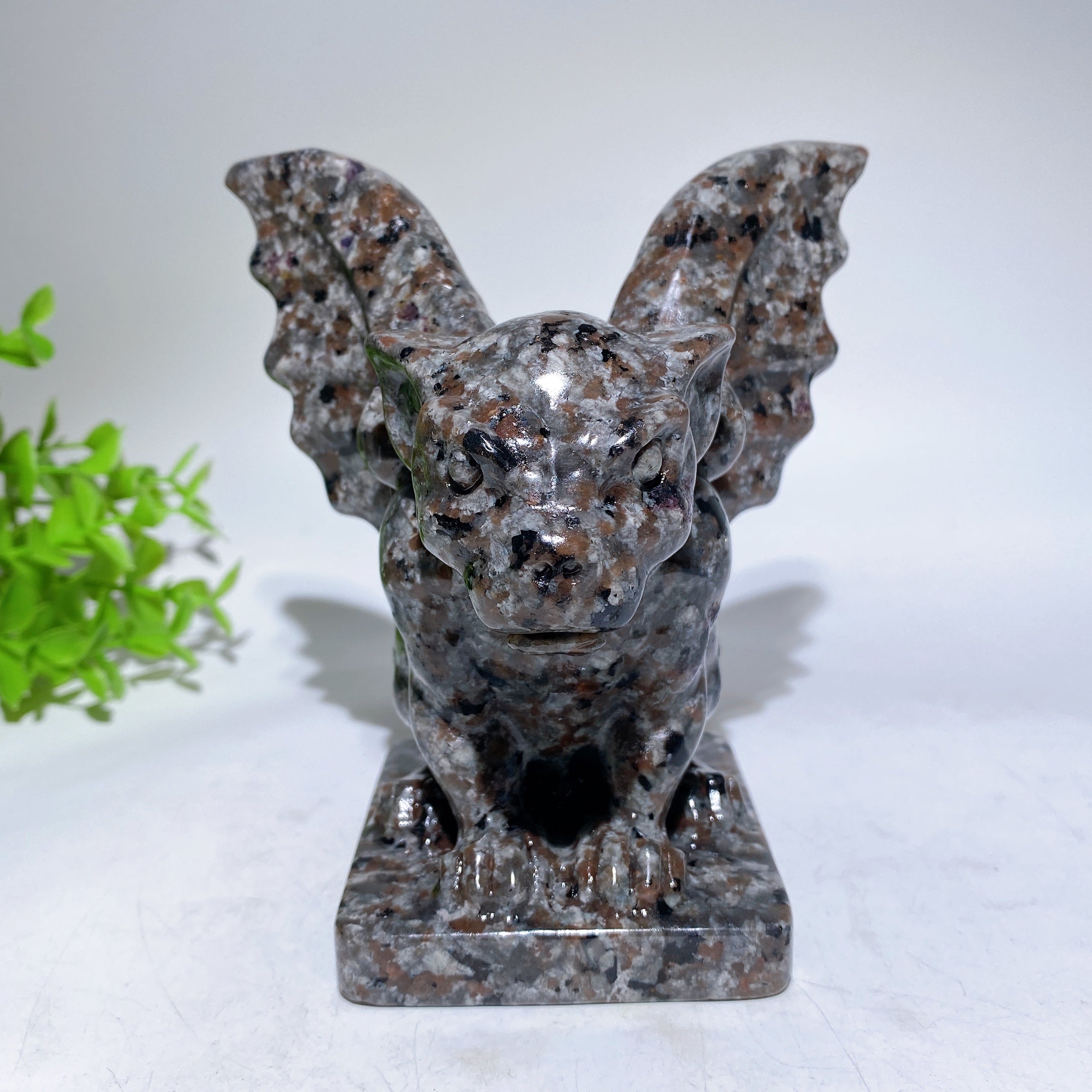 4.9" UV Reactive Yooperlite Gargoyle Crystal Figurine