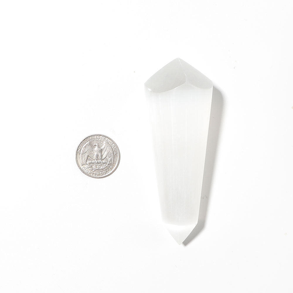 4-inch Selenite Healing Crystal Point for Energy