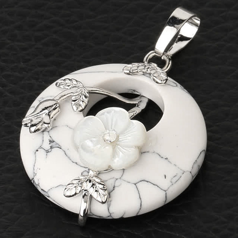 Collier de guérison en aventurine verte et améthyste avec divers cristaux