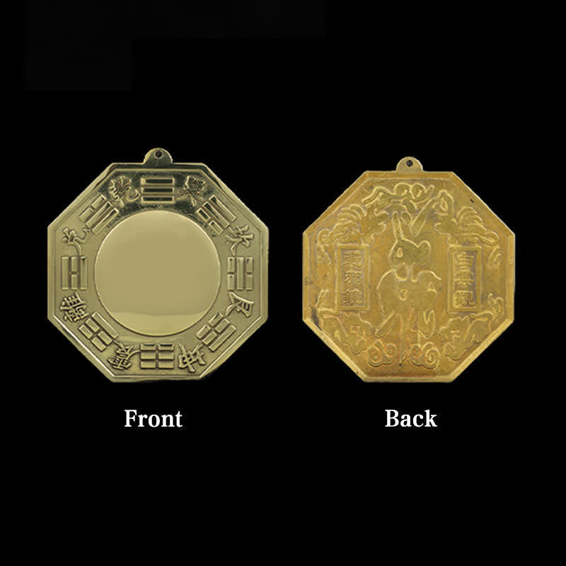 Copper Feng Shui Bagua Map 16cm | Balance Energy Wall Art