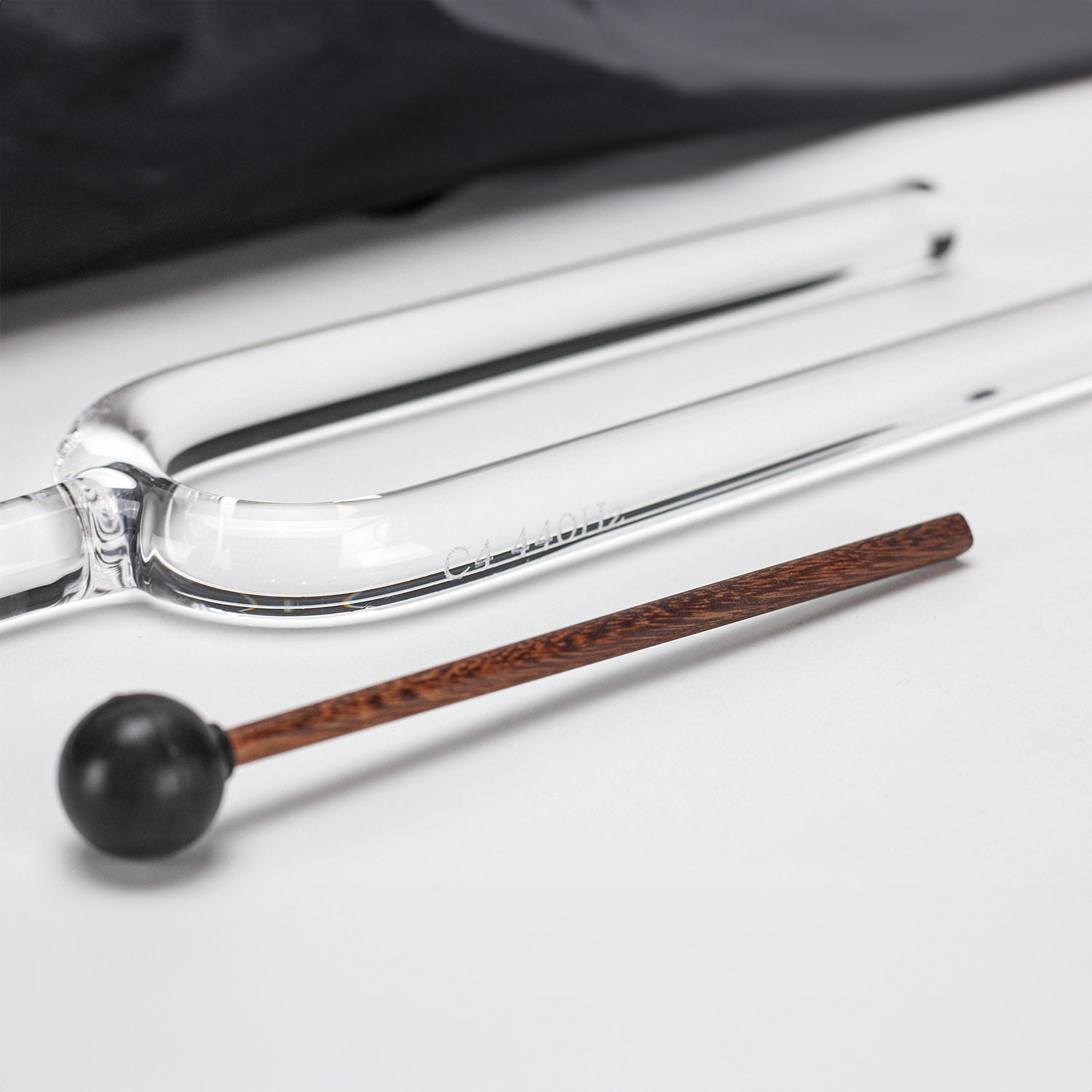 Diapason en cristal clair 432 Hz pour la guérison