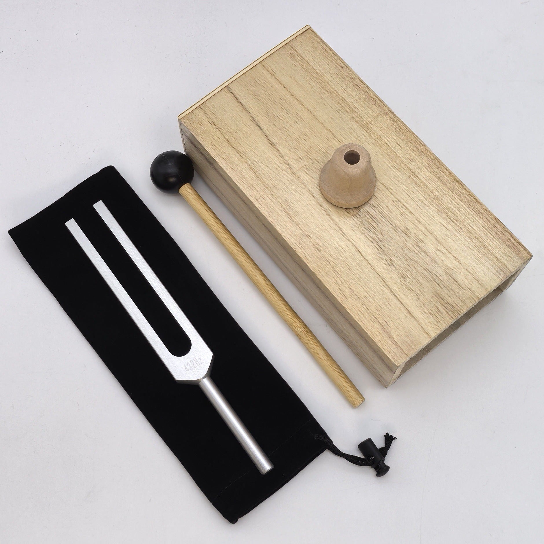 Diapason 432 Hz avec boîte de résonance