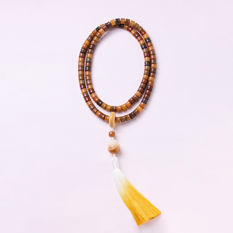 108 Beads Bodhi Seed Mala Bracelet for Meditation Harmony