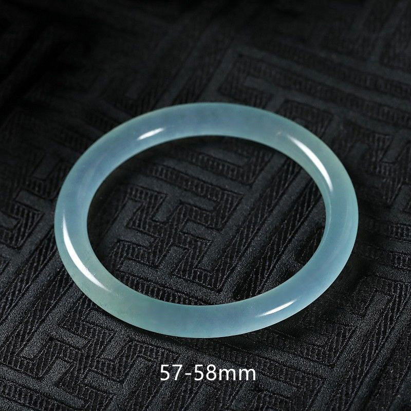 Natural Jade Healing Blessing Bangle Bracelet 58-60mm