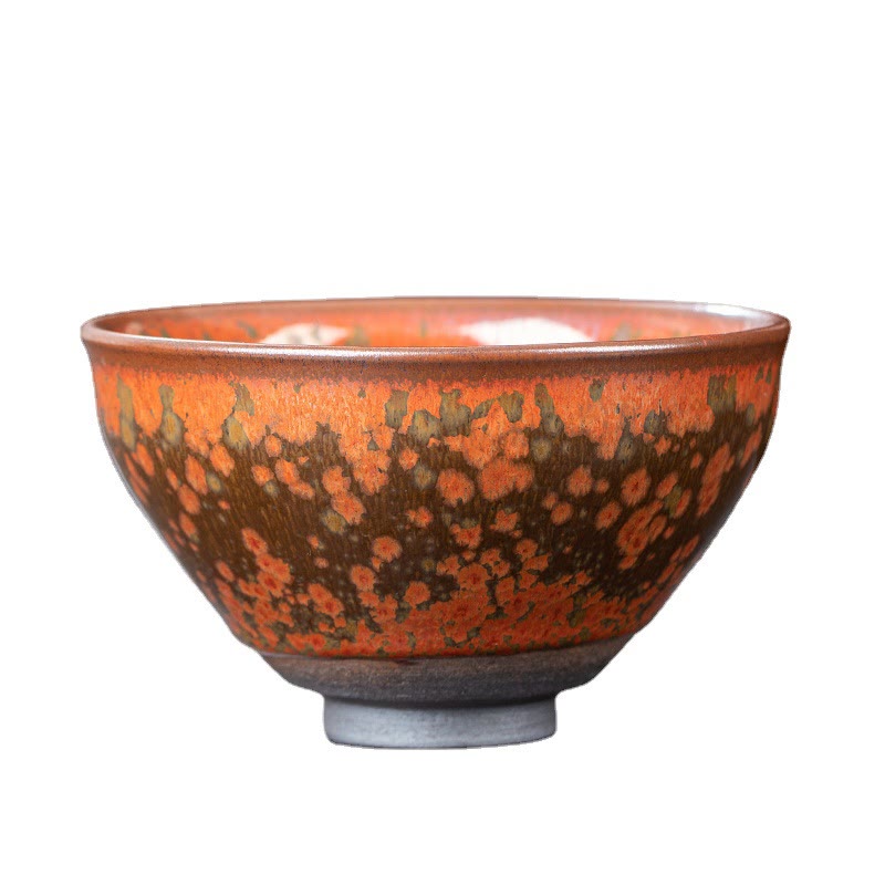 Chinese Ceramic Tea Cup 330ml Jian Zhan Kiln Change Cup