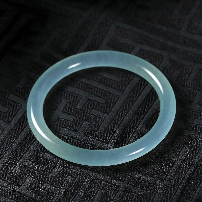 Natural Jade Healing Blessing Bangle Bracelet 58-60mm