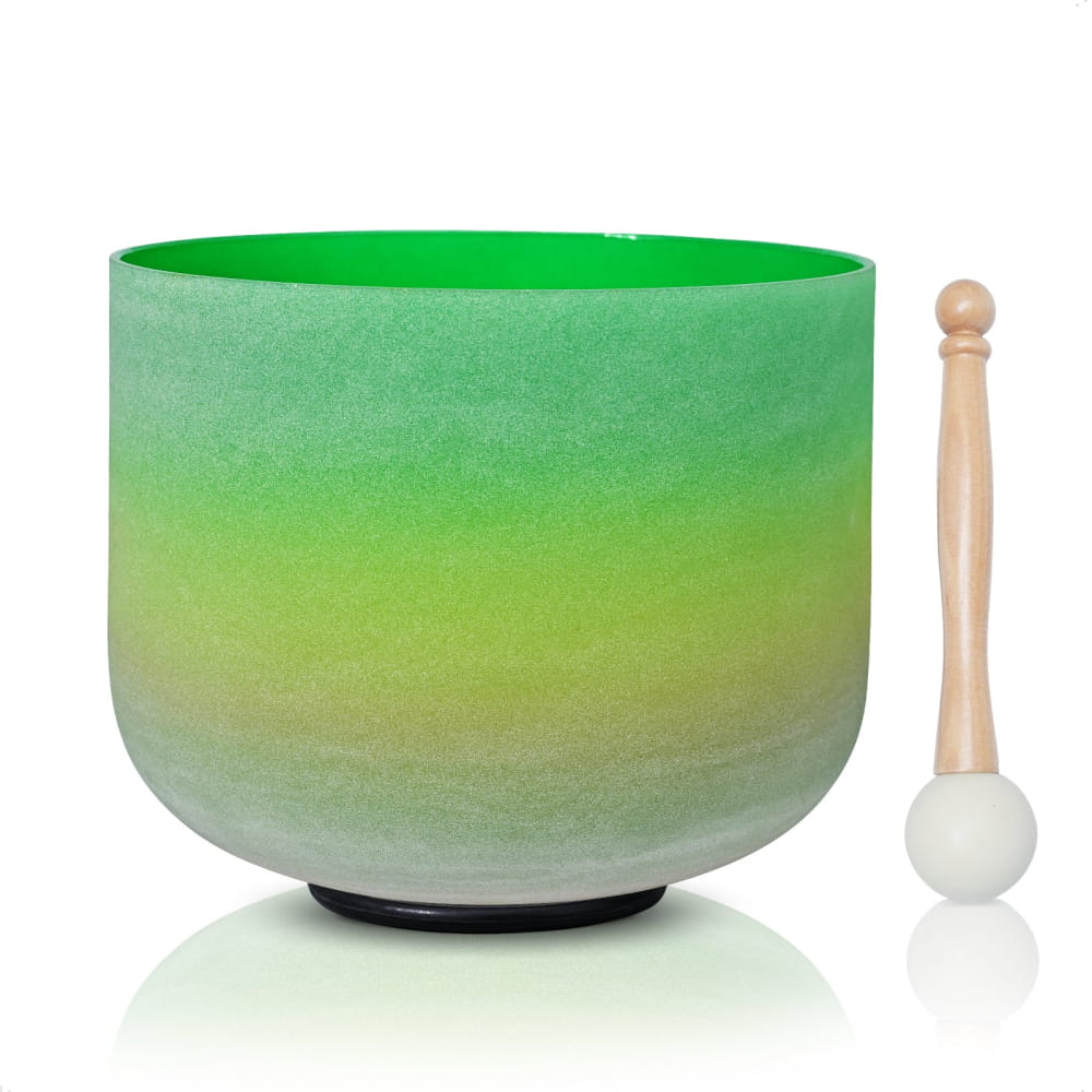 440Hz 8\’ F Note Rainbow Color Crystal Singing Bowl - Rainbow - On sale