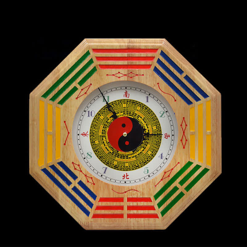 24cm Feng Shui Bagua Map Balance Energy Wall Clock