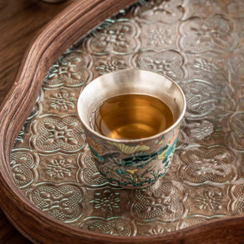 Tasse à thé chinoise en céramique de 45 ml avec coffret cadeau pour la cérémonie du Gongfu