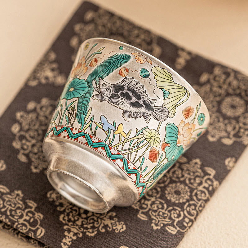 Tasse à thé chinoise en céramique de 45 ml avec coffret cadeau pour la cérémonie du Gongfu