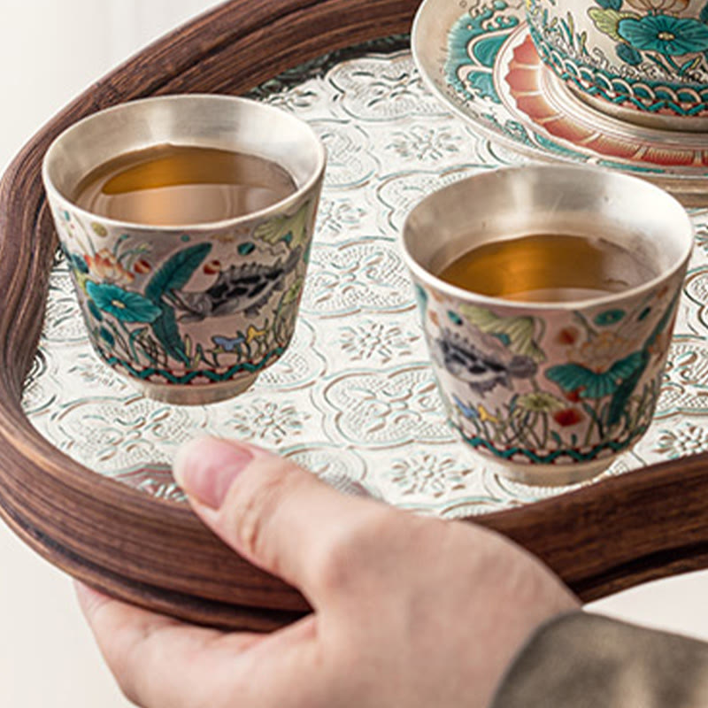 Tasse à thé chinoise en céramique de 45 ml avec coffret cadeau pour la cérémonie du Gongfu