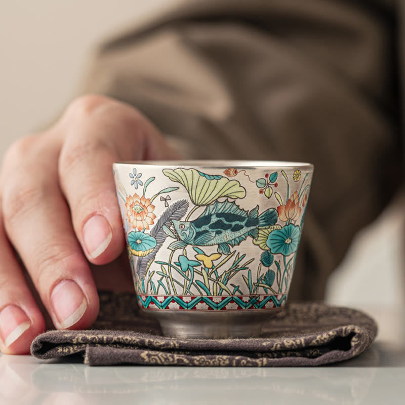 Tasse à thé chinoise en céramique de 45 ml avec coffret cadeau pour la cérémonie du Gongfu