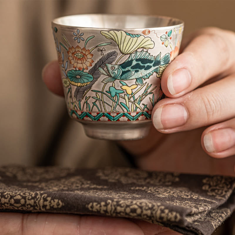 Tasse à thé chinoise en céramique de 45 ml avec coffret cadeau pour la cérémonie du Gongfu