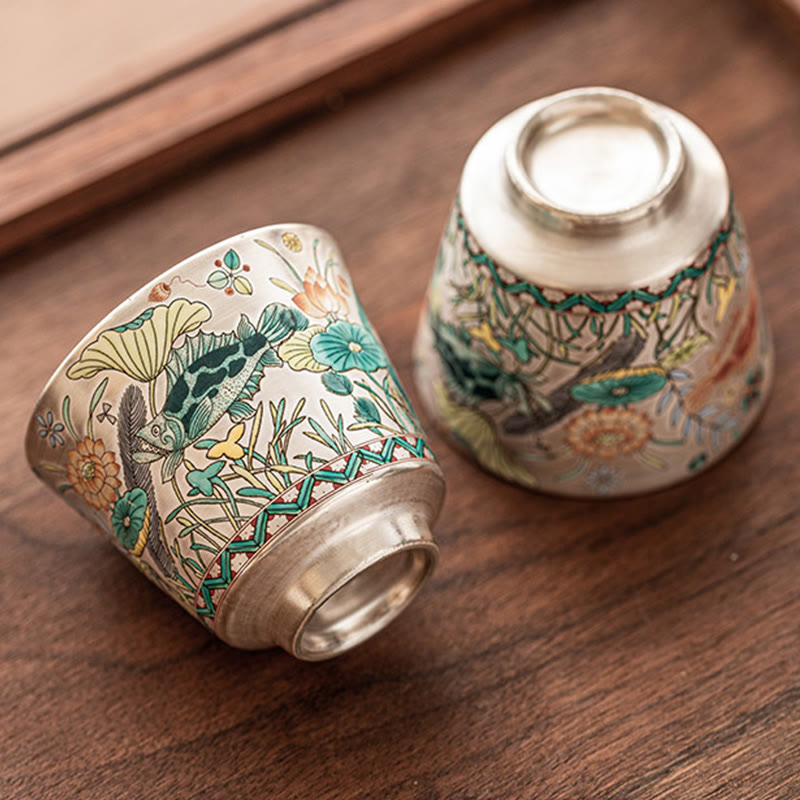 Tasse à thé chinoise en céramique de 45 ml avec coffret cadeau pour la cérémonie du Gongfu