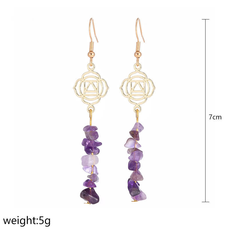 Zen Cairn Citrine Confidence Earrings for Healing