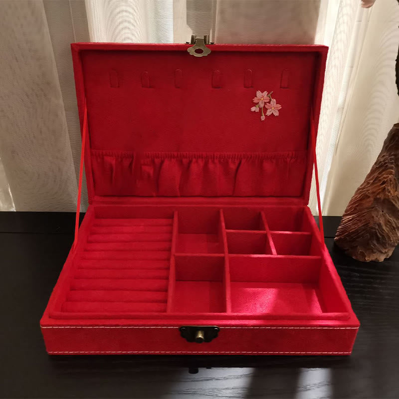Flannel Jewelry Storage Box 28cm for Spiritual Jewelry