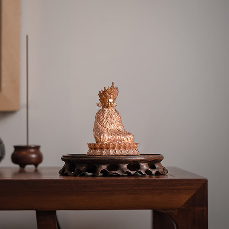 Copper Handmade Shakyamuni Buddha Statue 10cm Compassion