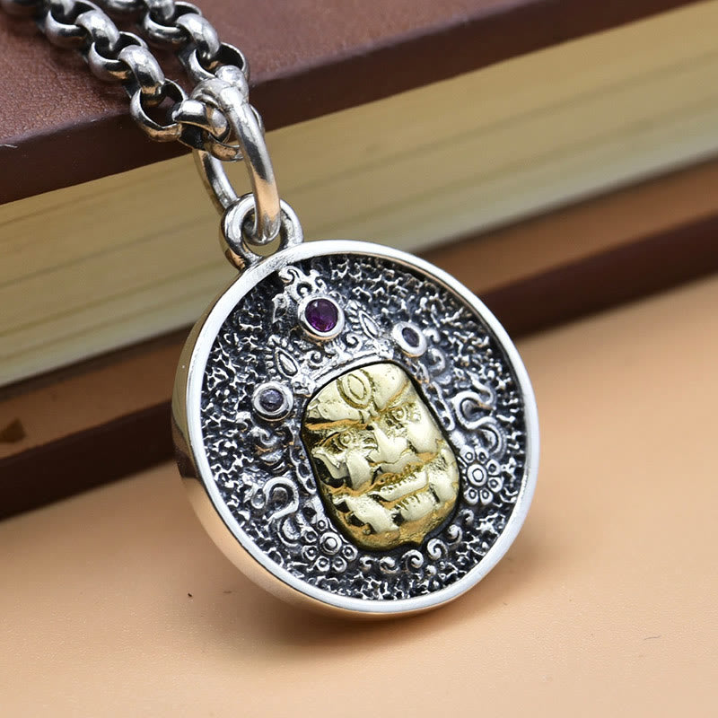 925 Sterling Silver Zakiram Goddess Wealth Spiritual Necklace
