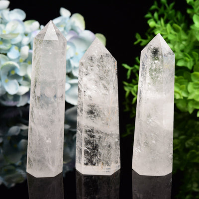 5.0-5.5 inch Clear Quartz Crystal Tower for Healing