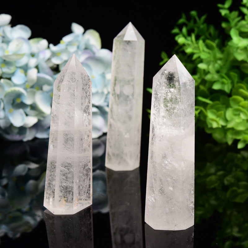 5.0-5.5 inch Clear Quartz Crystal Tower for Healing