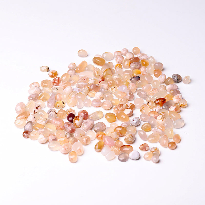 5-10mm Flower Agate Chips for Healing & Jewelry